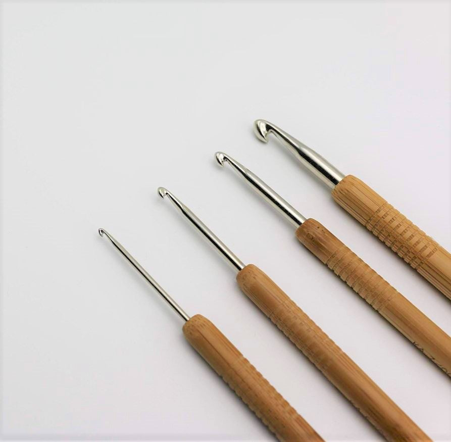 Crochet Hook with Aluminium Tip, Koshitsu - KA Seeknit