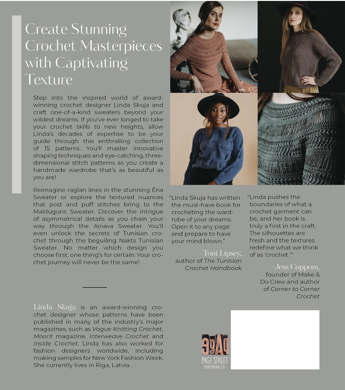 Crochet Sweaters with a Textured Twist