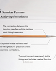 Curve IC knitting Needle pairs, 12.5cm/ 5" - KA SeeKnit