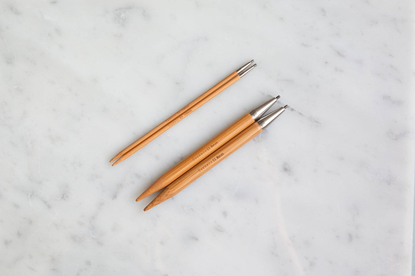 Curve IC knitting Needle pairs, 12.5cm/ 5" - KA SeeKnit