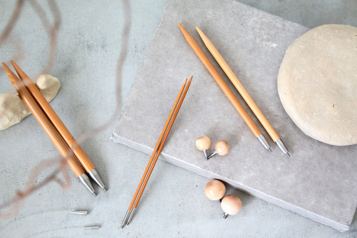 Curve IC knitting Needle Set Med, 10cm/ 4" - KA SeeKnit