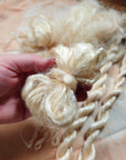Tussah Silk Fibre Waste