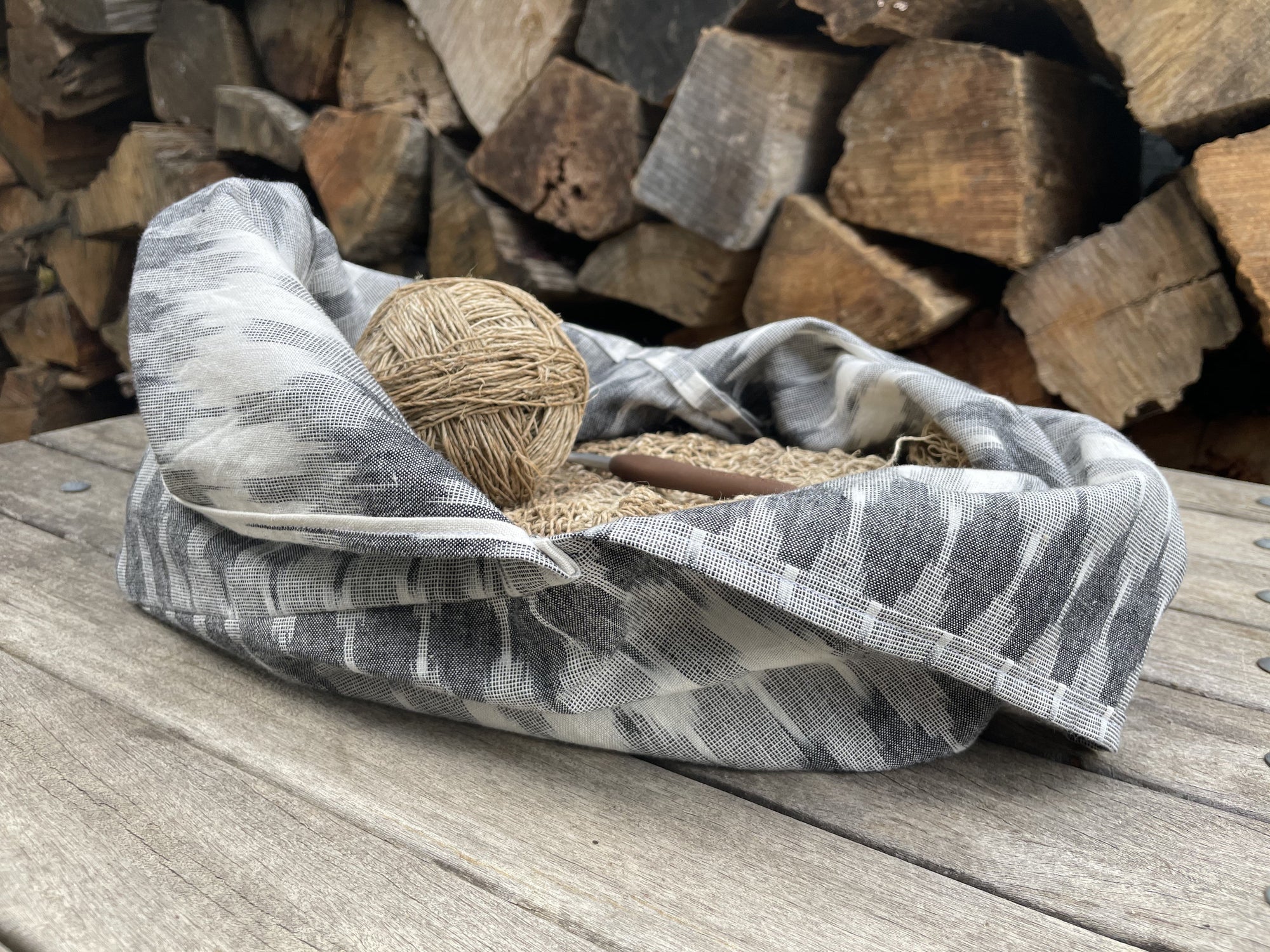 Bento bag make up - fabric destash