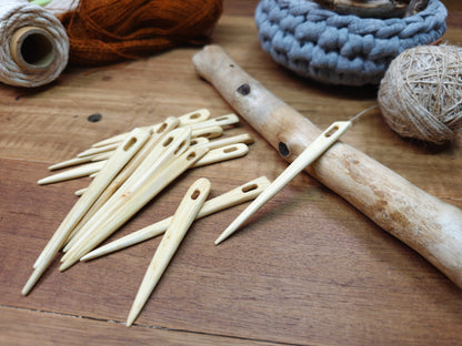 Hand crafted Wooden Needles