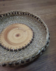 Woven hemp bowl