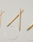 80cm Fixed Circular Bamboo knitting needles - KA Seeknit