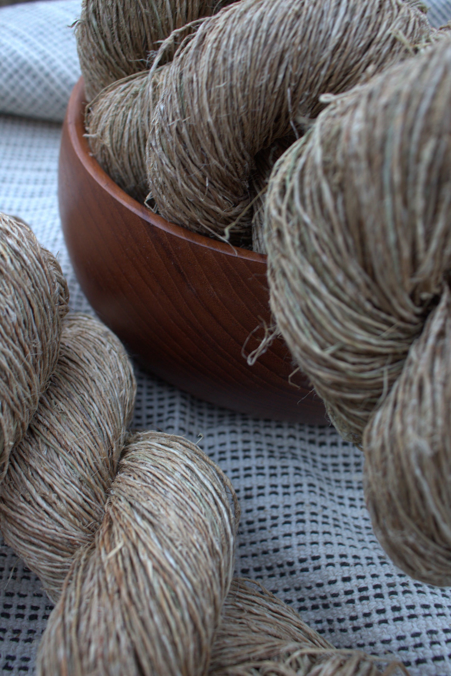 Hand spun Hemp