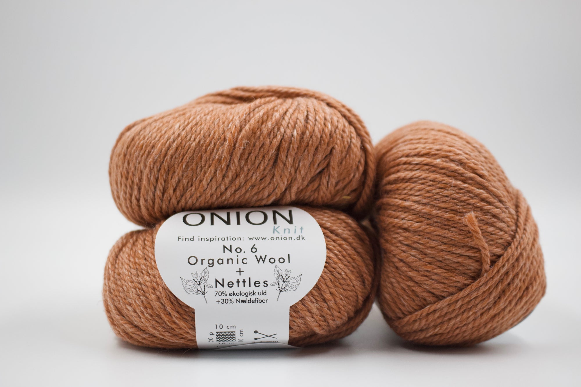 No.6 Organic Wool &amp; Nettle yarn - ONION