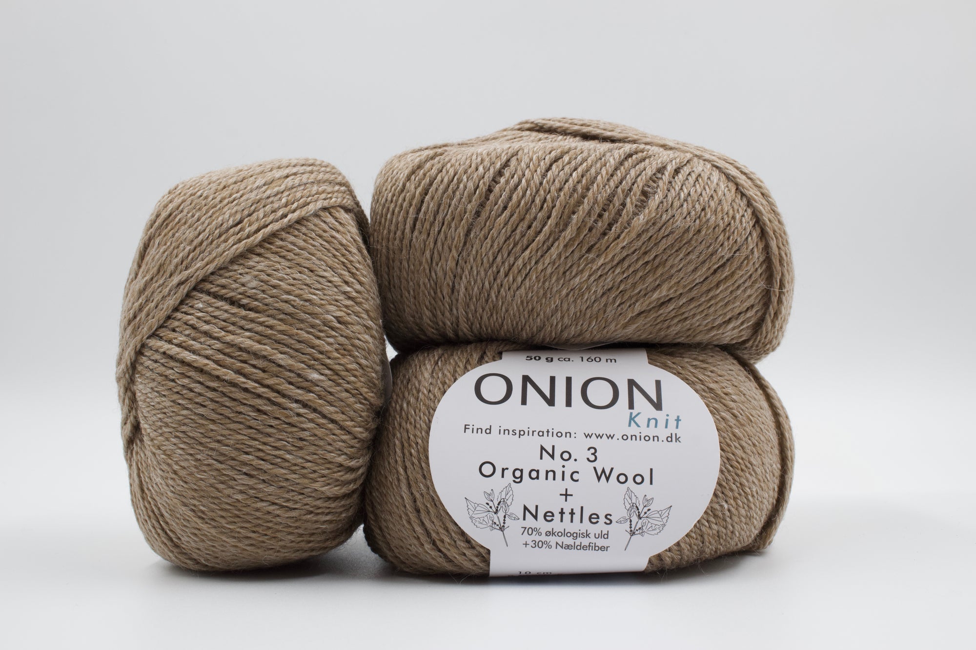 No.3 Organic Wool &amp; Nettle yarn - ONION