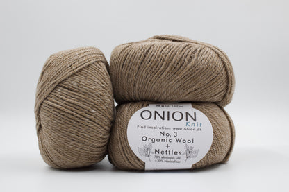 No.3 Organic Wool & Nettle yarn - ONION