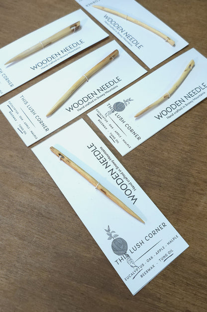 Hand crafted Wooden Needles