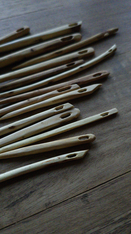 Hand crafted Wooden Needles