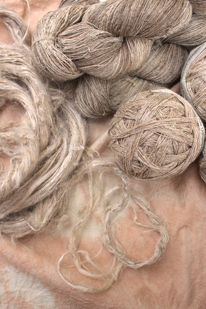 Himalayan Nettle fibre for spinning -  by Himalayan Allo Udhyog