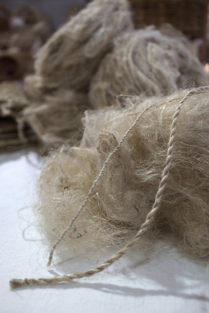 Himalayan Nettle fibre for spinning -  by Himalayan Allo Udhyog