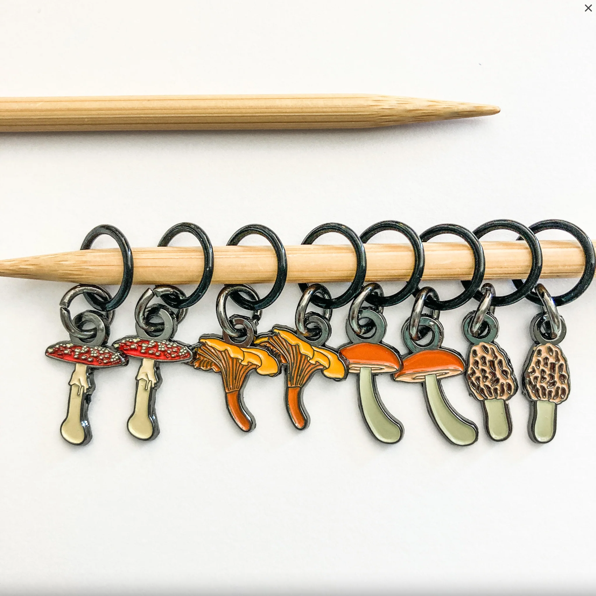 Mushroom Stitch Marker - Firefly Notes