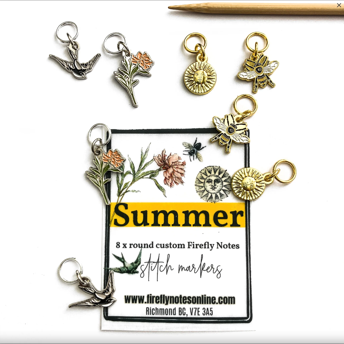 Seasonal Stitch Marker Packs - Firefly Notes