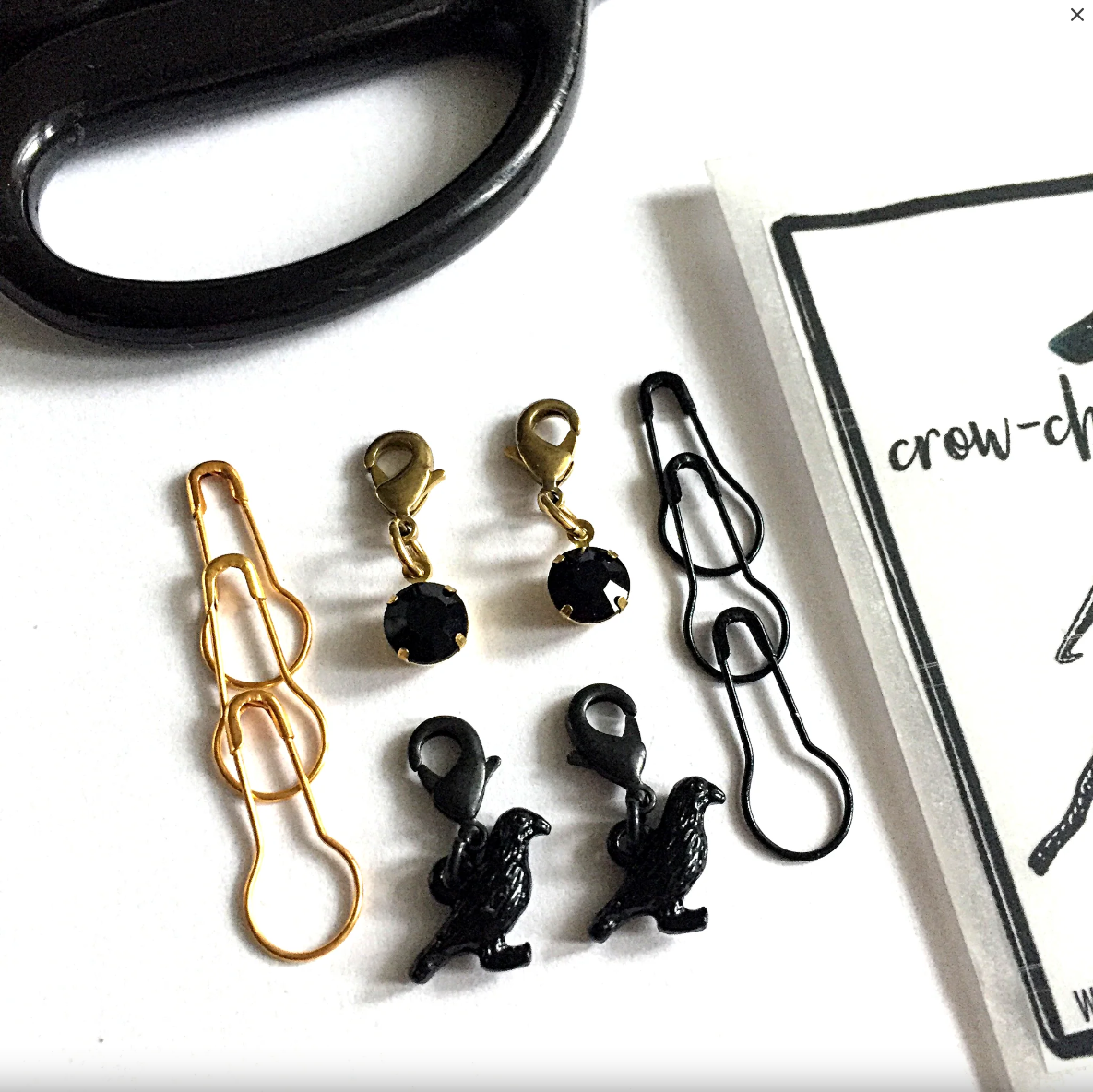 Crow- chet Crochet Stitch Marker Pack - Firefly Notes