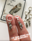 Owl Stitch Marker Pack - Firefly Notes