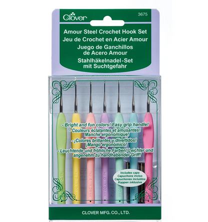 Amour Steel Crochet Hook Set- Clover