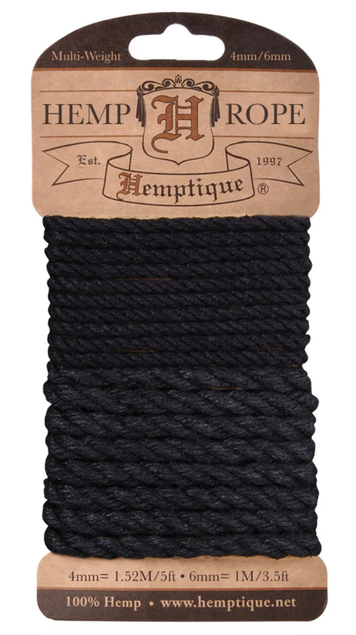 Multi-Weight Twisted Hemp Rope Cards