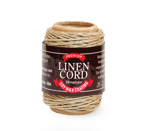 Linen Cord with Wax coating