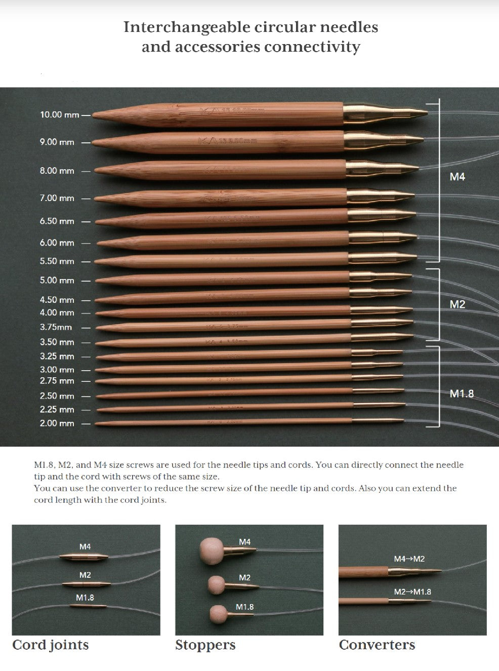 Koshitsu Interchangeable Circular Needle Premium Set- KA SeeKnit