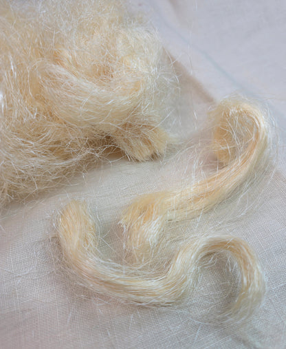 Tussah Silk Fibre Waste