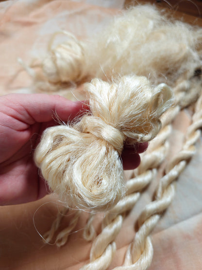 Tussah Silk Fibre Waste