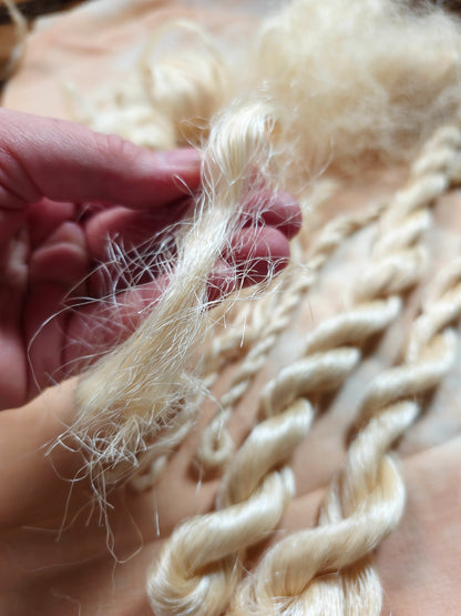 Tussah Silk Fibre Waste